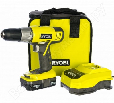 Ryobi дрель-шуруповерт r18ddp-l13s