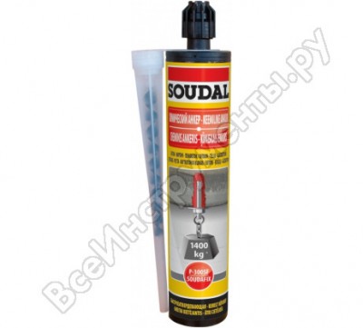 Soudal химический анкер soudafix p-300sf 127051