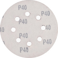 Круг шлифовальный (5 шт; 125 мм; 8 отверстий; P40; липучка) Sturm 9010-1258-040