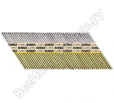 Dewalt гвозди 34.3.1x90мм.гал.цинк.ребр.1100шт dnpt31r90hdz