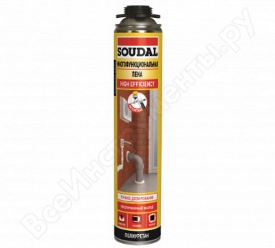 Soudal многофункциональная пена пистолетная 750 мл. 134523
