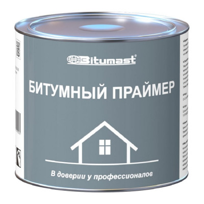 Битумный праймер, 2 л Bitumast 4607952900165