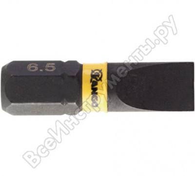 Kango бита 25мм sl6.5 для импульсного закручивания mxm с желтым кольцом, 2 штуки в блистере, kib225sl6