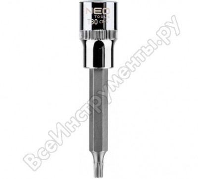 Neo tools головки сменные с насадкой torx 1/2 t30 x 55 мм 08-763
