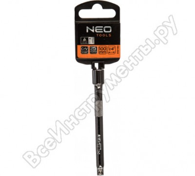 Neo удлинитель 1/4, сталь crv, din3123 08-253