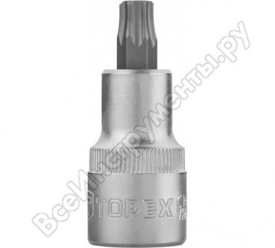 Topex головка сменная torx 1/2 t45 x 60 мм 38d806