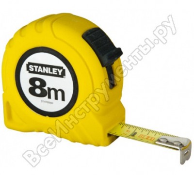 Stanley рулетка stanley 8m 0-30-457