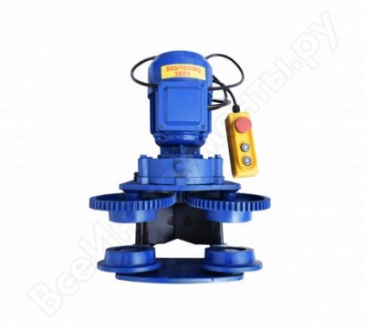 Euro-lift каретка электрическая для лебедки kcd 500/1000 кг, 100/50 м, u=380 в 00022815