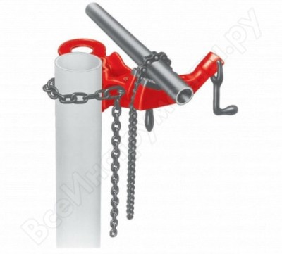Ridgid 640 цепные тиски на подставке с верхним винтом 1/8-5