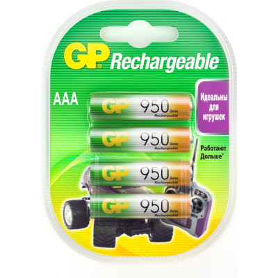 Перезаряжаемые аккумуляторы GP 95AAAHC 95AAAHC-2DECRC4 40/400