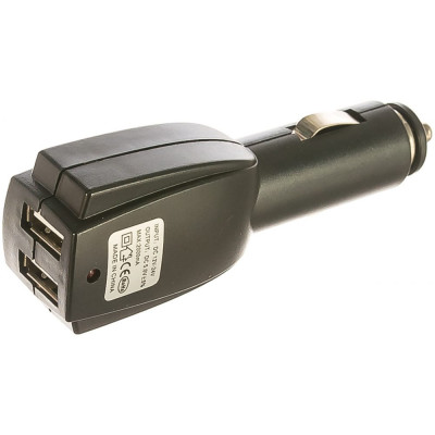 Rexant автозарядка в прикуриватель 2xusb /азу/ /5v, 1 000ma/ 16-0237