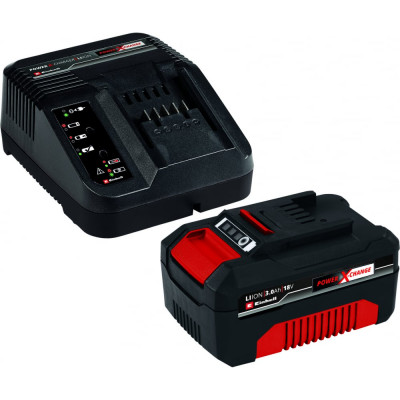 Einhell Стартовый комплект серии POWER X-CHANGE зарядка + аккумулятор 18 В - 3,0 Ач Li