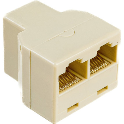 Cablexpert Разветвитель RJ45 8P8C розетка -> 2x8P8C розетки US-09A
