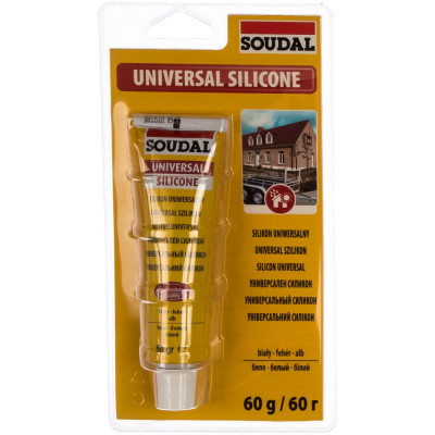 Soudal универсальный силикон белый 120031