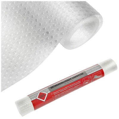 Прозрачная антискользящая салфетка HomeQueen 0,3х1,5 м 72512