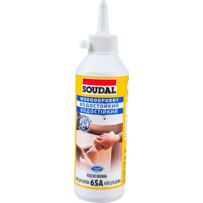 Водостойкий клей для дерева Soudal 65А 107626