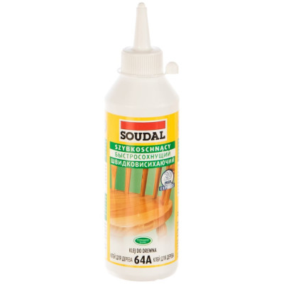 Быстросохнущий клей для дерева Soudal 64А 107628