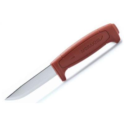 Morakniv Нож Basic 511 углеродистая сталь, пластиковая ручка красная 12147