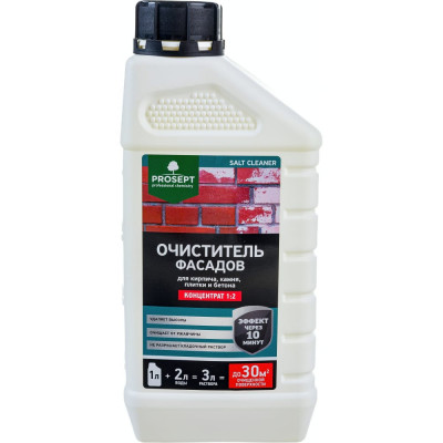 PROSEPT SALT CLEANER - удалитель высолов. Концентрат 1:2. 1л 021-1