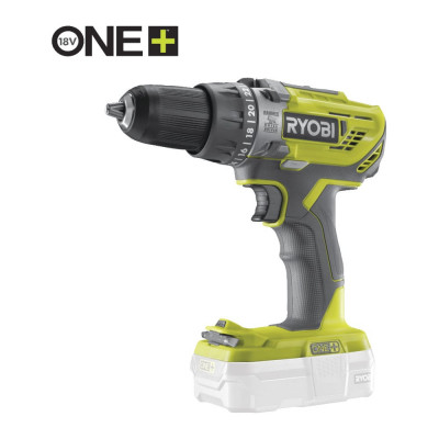 Ryobi ONE+ ударная дрель-шуруповерт R18PD3-0 без аккумулятора в комплекте 5133002888