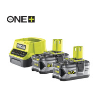 Ryobi ONE+ Li-Ion 2 аккумулятора 5.0Aч + зарядное устройство RC18120, RC18120-250 5133003364