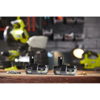 Ryobi ONE+ Li-Ion 2 аккумулятора 5.0Aч + зарядное устройство RC18120, RC18120-250 5133003364