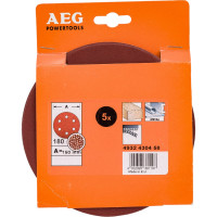 AEG Шлифдиск 150мм G180 5шт 4932430458