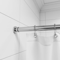 IDDIS Карниз для ванной комнаты, 110-200 см, глянц. хром, 030A200I14