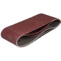 Лента шлифовальная 3 шт. 75х457 мм К80 Энкор 20223