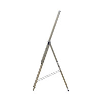 Лестница алюминиевая Алюмет 3х9 ступеней трехсекционная универсальная H3 5309