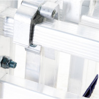 Лестница алюминиевая Алюмет 3х9 ступеней трехсекционная универсальная H3 5309