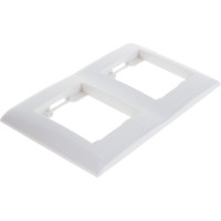 Двухместная вертикальная рамка Volsten V01-11-A22-M  Magenta, 9967