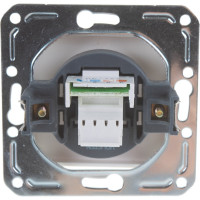 Одноместная телефонная розетка Volsten V01-11-F12-M, RJ -11, Magenta, 9041