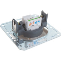 Одноместная телефонная розетка Volsten V01-11-F12-M, RJ -11, Magenta, 9041