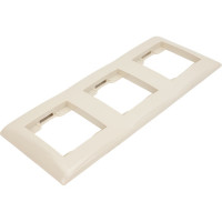 Трехместная вертикальная рамка Volsten V01-12-A32-M Magenta Crema, 9971