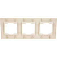 Трехместная вертикальная рамка Volsten V01-12-A32-M Magenta Crema, 9971