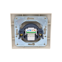 Одноместная телефонная розетка  Volsten V01-22-F12-S RJ-11 Violet, 9133