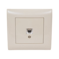 Одноместная телефонная розетка  Volsten V01-22-F12-S RJ-11 Violet, 9133