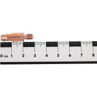 Наконечник токопроводящий (10 шт; Cu–Cr–Zr; М6х28; 1.0 мм) для горелок MIG/MAG Сварог 00000087426