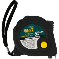 Рулетка Универсал 5 м х 19 мм тройной стопор FIT 17225