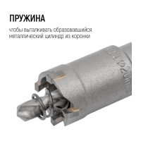 Коронка кольцевая с карбидными вставками Профи 20 мм FIT IT 36820