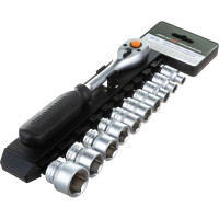 Набор головок Дело Техники шестигранных с трещоткой 3/8", 11предм. 610711