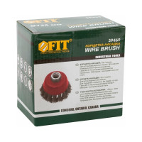 Корщетка-чашка (125 мм; М14) для УШМ FIT 39469