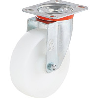 Колесо с вращающейся опорой и пластиной крепления (100 мм; 200 кг) Tellure rota 684502