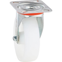 Колесо с вращающейся опорой и пластиной крепления (100 мм; 200 кг) Tellure rota 684502