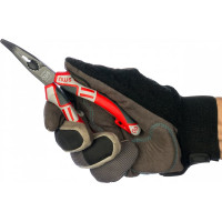 Загнутые длинногубцы с резцом 170мм NWS 141-69-170