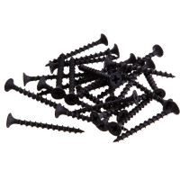 Саморезы ХВАТ черные, по гипроку к дереву 3,5x41, 250 шт 22041-4