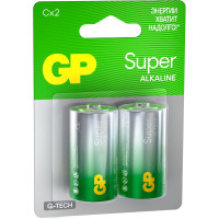 Батарейки GP C / LR14 алкалиновые щелочные Super Alkaline, набор 2 шт (14AA21-BC2) 15497419