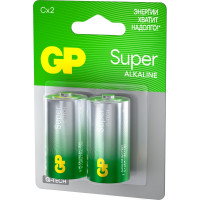 Батарейки GP C / LR14 алкалиновые щелочные Super Alkaline, набор 2 шт (14AA21-BC2) 15497419
