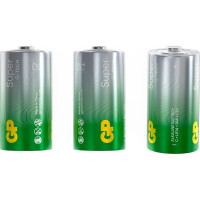 Батарейки GP C / LR14 алкалиновые щелочные Super Alkaline, набор 2 шт (14AA21-BC2) 15497419